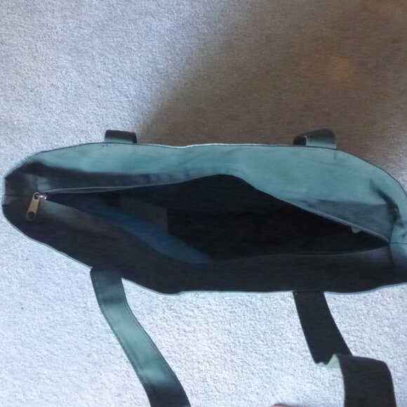 CLAUDE MONET Water Lilies Design Matching Shoulder Tote and Cosmetic Bag - Picture 4 of 9